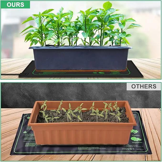 2 Pack 21W Seedling Heat Mat for Seed Starting,10" x 20.75" Waterproof Heating Pad for Indoor Plants Germination by GreenHaven Gardens