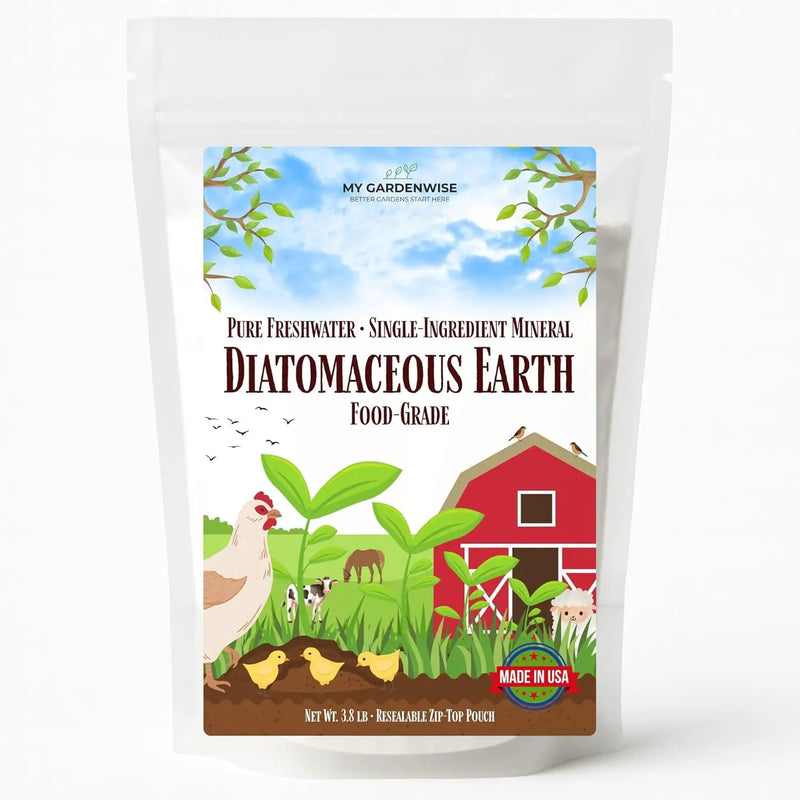 Diatomaceous Earth Food Grade – Diatomaceous Earth (DE) Powder – Pets & Plants Safe – Made in USA (3.8 lb) by GreenHaven Gardens