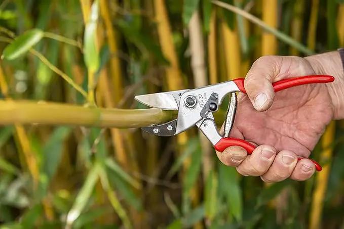 Felco F32 Pruning Shears – 8.3" Garden Clippers with Anvil Blade for Woody Stems | Hand Pruners for Gardening | Garden Tool Cutter with Forged Aluminum Handle, Rubber Grip, Precision Swiss Performance by GreenHaven Gardens
