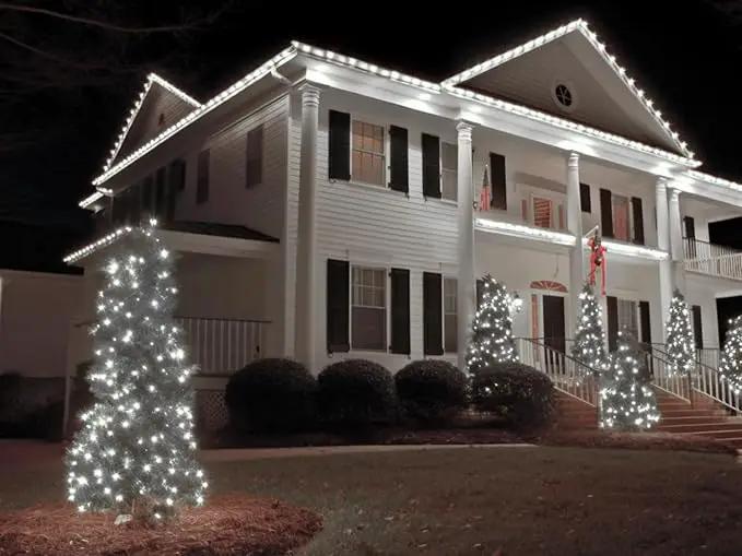 LED Rope Lights for Outside 20Ft Waterproof Led Rope Lighting 86 LEDs 110V 8 Modes Remote Control Timer Led Strip Light for Indoor Outdoor Party Holiday Garden Decoration (White) by GreenHaven Gardens