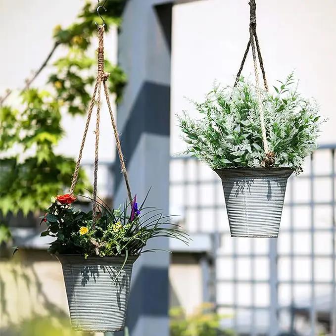 8 Pack Artificial Plants Flowers Grass Shrubs No Fade Faux Plastic Flowers Outdoor for Vases Farmhouse Garden Porch Patio Office Indoor Wedding Decoration Greenery Fake Plants (5#White) by GreenHaven Gardens