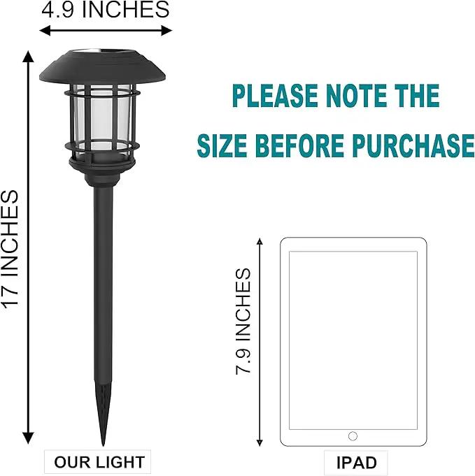 MAGGIFT Solar Powered Pathway Lights - 6 Pack, Waterproof, Warm White for Lawn, Patio, Yard, Walkway, Deck, Driveway by GreenHaven Gardens