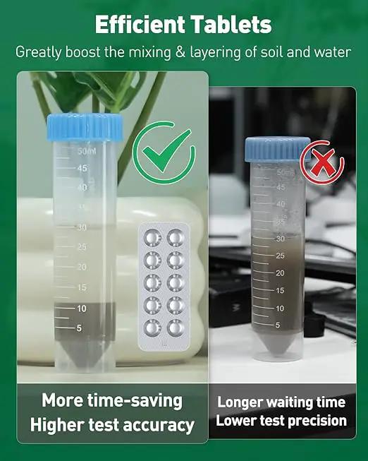 Pawfly 2 in 1 Soil Test Kit for pH & Nitrogen, 30 Strips Soil pH Test Kit, Soil pH Test Strips (3.5-9 Range), Soil Testing Kit for Lawn Garden Indoor & Outdoor by GreenHaven Gardens
