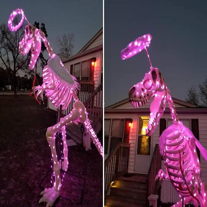 RUICHEN Pink Dimmable Fairy Lights Plug in, 99 Ft 300 LED Twinkle String Lights with Remote, Waterproof Silver Wire Firefly Lights for Bedroom, Patio, Yard, Christmas, Easter, Valentines Day, Wedding by GreenHaven Gardens