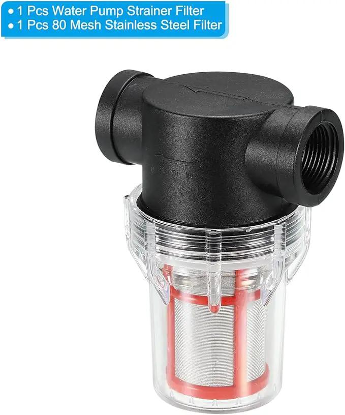 PATIKIL 3/4 Inch Water Pump Strainer Filter, Pipe Water Pump Strainer with 200 Mesh Stainless Steel Filter Screen for Irrigation Garden by GreenHaven Gardens
