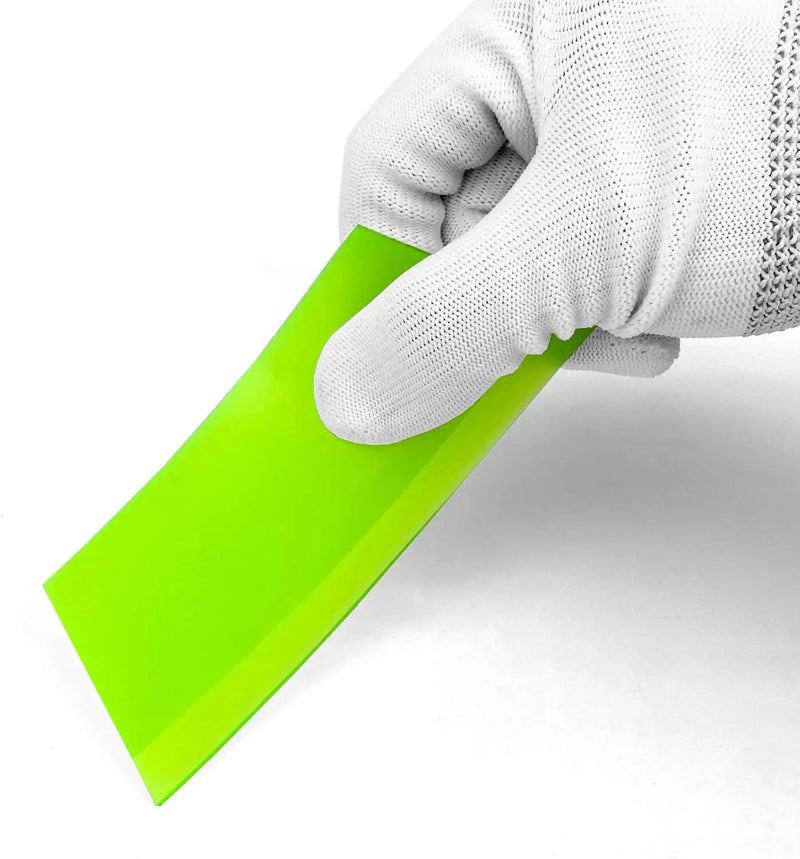 CARTINTS 2pack Squeegee Blades Replacement Rubber Squeegee, 5.1x 2 inch, for Cleaning Glass, Shower Door and Car Windows and Screen Printing,Green by GreenHaven Gardens
