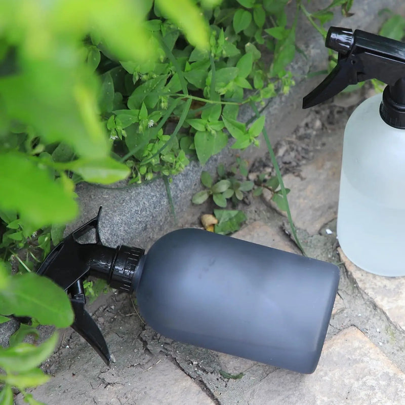 OFFIDIX Glass Spray Bottle, Fine Mist Plant Mister, Handheld Pressure Watering Can,Adjustable Nozzle Glass Spray Bottle,Handheld Spray Bottles for Garden Plants Cleaning Solutions（Gray） by GreenHaven Gardens