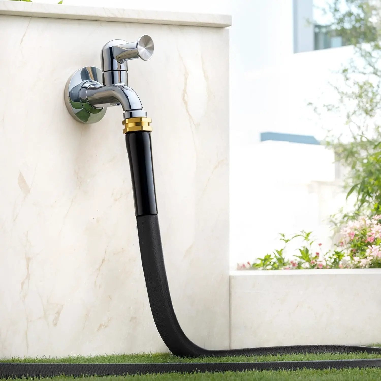 2025 Upgraded 75FT Non-Expanding Garden Hose, Lightweight, Flexible Ultra-Light Water Hose, Burst-Resistant, Lead-Free, Anti-Kink, High-Pressure by GreenHaven Gardens