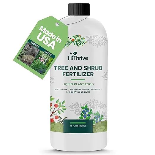 16oz Tree and Shrub Plant Food - Makes 16 Gallons of Tree and Shrub Fertilizer, Liquid Plant Fertilizer for Healthy Roots, Foliage & Year-Round Growth, Nutrient-Rich Formula for All Trees & Shrubs by GreenHaven Gardens