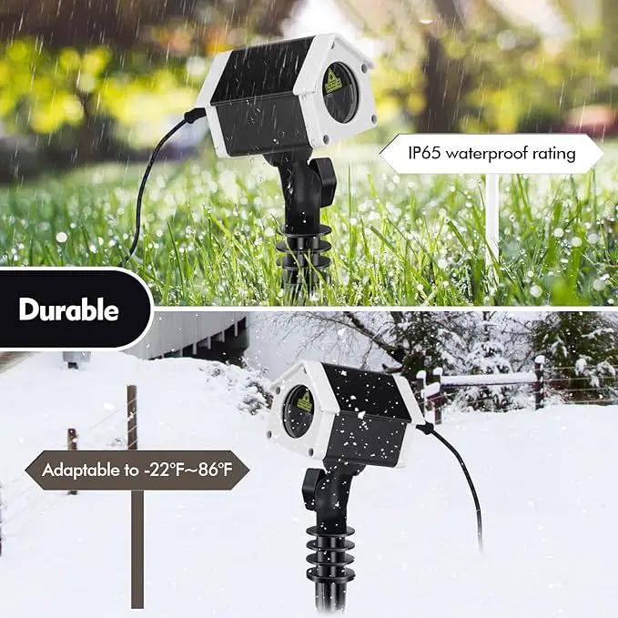 Christmas Laser Projector Lights, Outdoor Laser Projection 30 Patterns, Landscape Projector Spotlights for Indoor, Outdoor, Home, Garden by GreenHaven Gardens