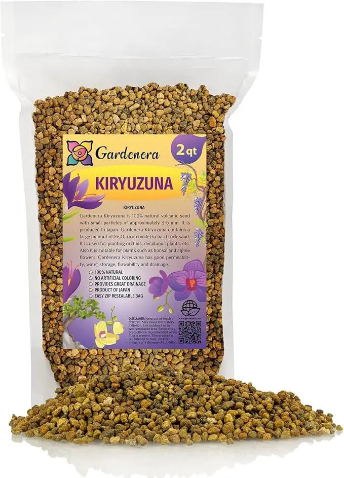 Organic Kiryuzuna by Gardenera - Traditional Bonsai Soil Conditioner and Nutrient Enhancer - 2 Quarts by GreenHaven Gardens