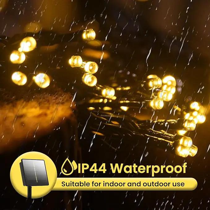 200 Led Solar String Lights Outdoor, 82ft Warm White Solar String Lights, 8 Lighting Mode Solar Fairy Lights for Outside, Waterproof Solar String Lights for Outside,Garden,Courtyards,Trees, Patio by GreenHaven Gardens