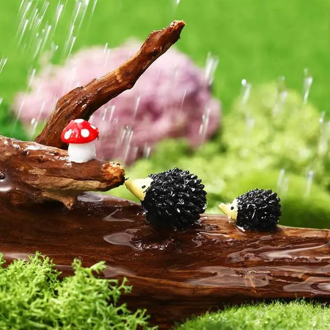 Skylety 64 Pieces Miniature Garden Accessories Mini Animals Miniature Ornament Kit Animal Figurines Miniature Micro Landscape Accessories for Dollhouse Decoration Plant House Decor by GreenHaven Gardens