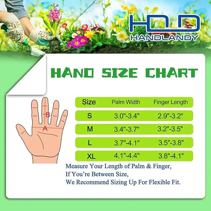 HANDLANDY Rose Pruning Gloves for Men & Women, Long Thorn Proof Gardening Gloves, Breathable Pigskin Leather Gauntlet, Best Garden Gifts & Tools for Gardener by GreenHaven Gardens