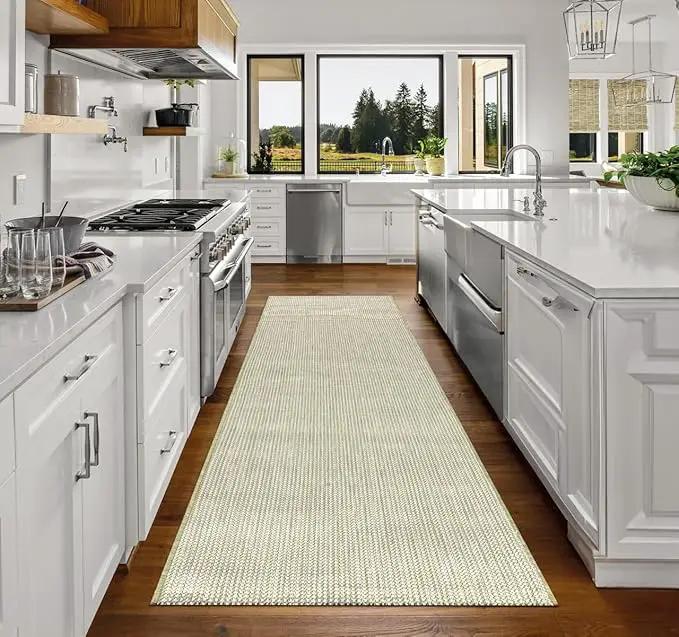 Keen Home Design Terrace Outdoor Runner Rug - 2x8 Washable Indoor/Outdoor Rug for Patio, Kitchen, Balcony, Beach, Garden, Deck and Porch, Size: 2'2"x7'7" by GreenHaven Gardens