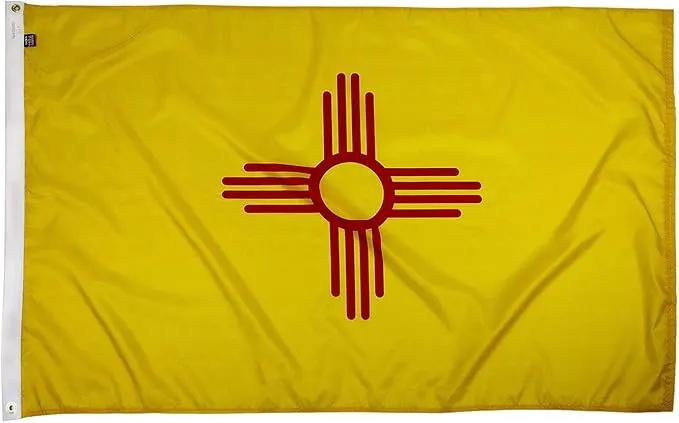 FlagSource New Mexico Nylon State Flag, Made in the USA, 3x5' by GreenHaven Gardens