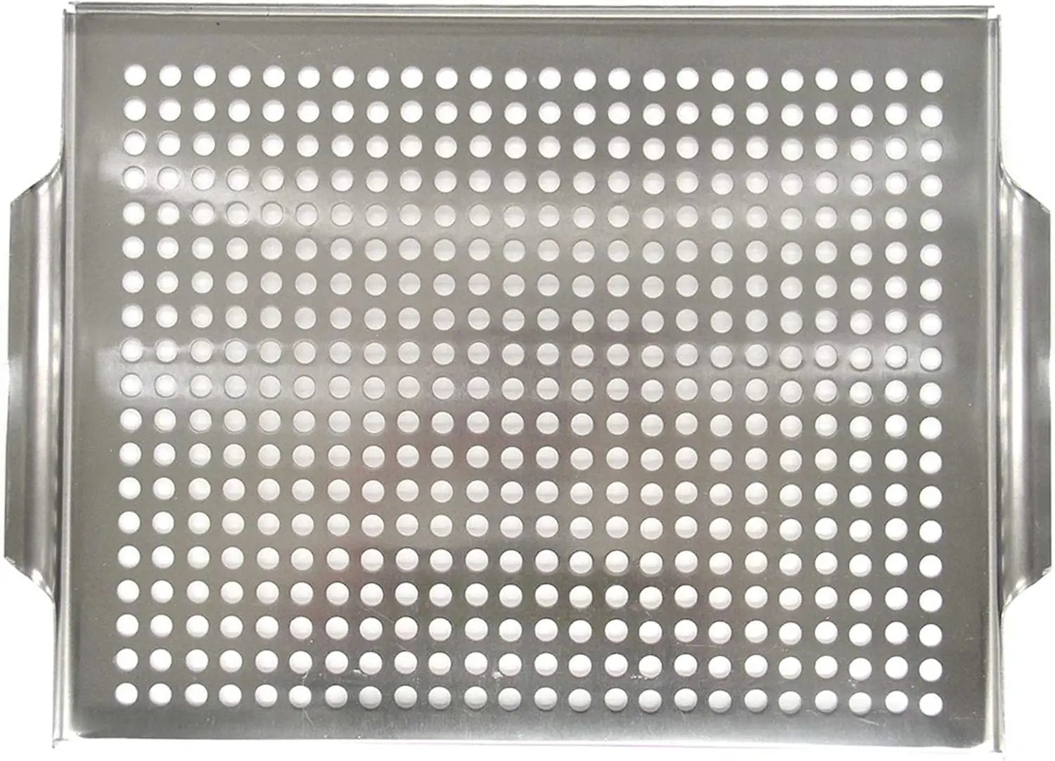 Stainless Steel BBQ Grill Topper Pan Tray for Vegetables, Meats, Skewers & Seafoods for Outdoor Cooking, Grilling, Camping & Tailgating for Gas Grills, Charcoal Grills & Barbecue by Mr. Bar-B-Q 06032Y by GreenHaven Gardens