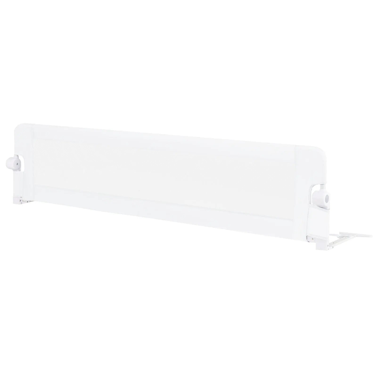 71-Inch Foldable Bed Rail Swing Down Baby Bed Guard Rail with Adjustable Safety Strap by DirectDeals