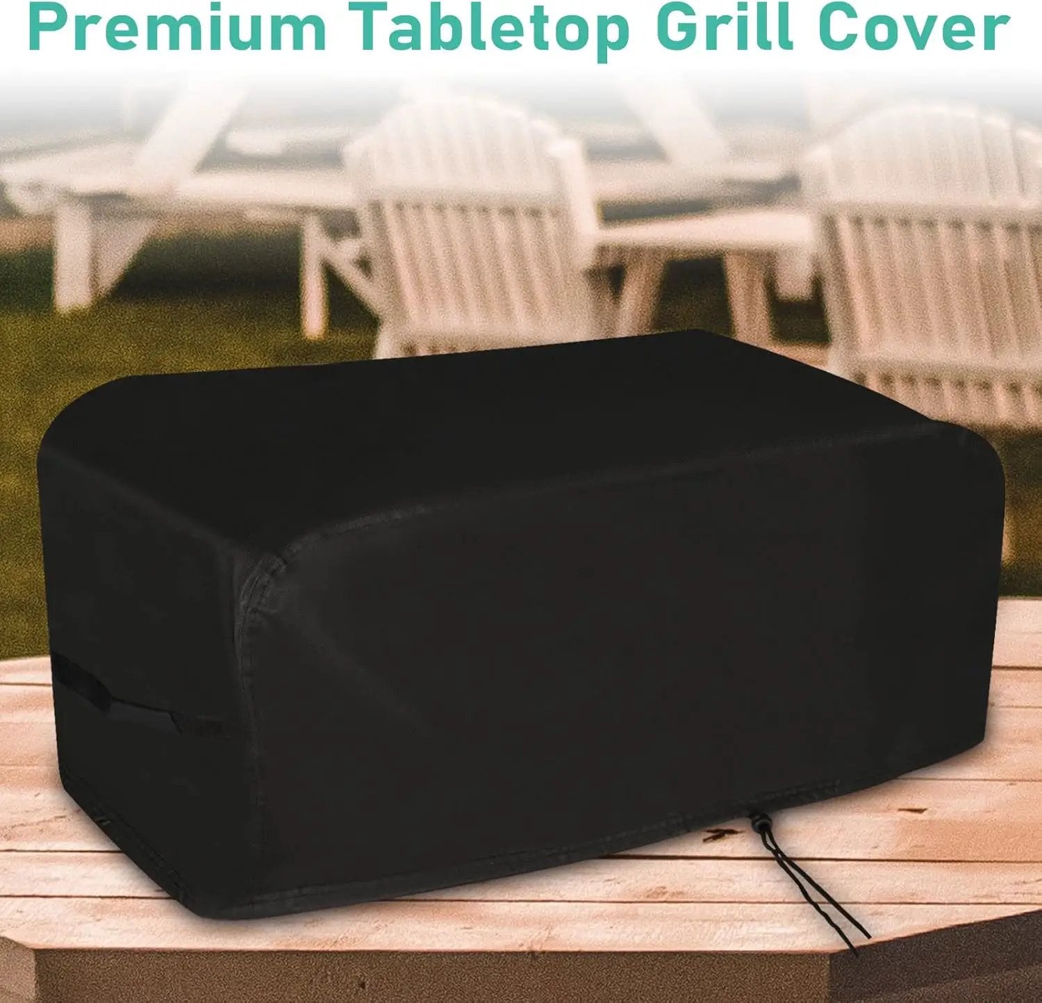 Grill Cover Fits for Masterbuilt MB20030819 Portable Propane Grill, Outdoor Cover for Tabletop Grill/Mini Propane Grill/Mini Gas Grill-29 x 18.5 x 11.8 Inch by GreenHaven Gardens