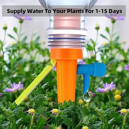 Self Watering Planter Insert Devices, Garden Automatic Watering System, Plant Watering Spikes for Outdoor Plants, Potted Plant Watering System for Vacation（16 PCS) by GreenHaven Gardens