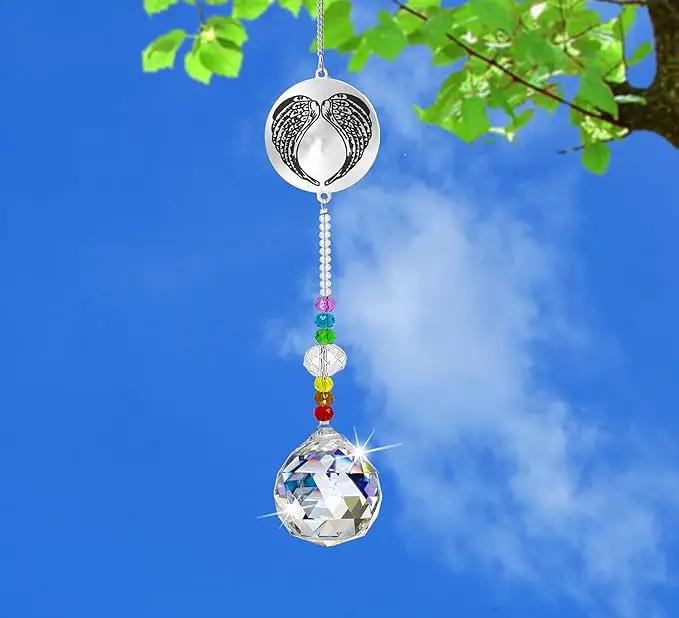 Memorial Gifts Crystal Suncatcher,Unique Sympathy Gifts for Loss of Loved One,Rainbow Maker Bereavement Gifts Box for Loss of Father Mom Dad Son Daughter Husband Brother Grandmother (Husband) by GreenHaven Gardens