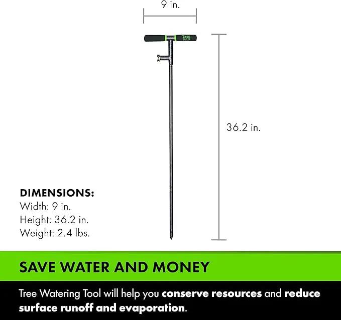 Yard Butler Deep Root Irrigator - Unique Gardening Tool for Irrigation - Deliver Water Directly to Plant Roots - Promote Healthy Growth & Minimize Water Waste - Easy-to-Use Gardening Supplies by GreenHaven Gardens