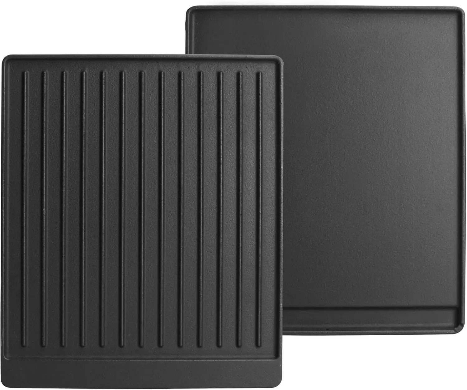 2-in-1 Reversible 15” x 12.8” Pre-Seasoned Cast Iron Cooking Griddle for Gas Stove/Charcoal/Electric/Propane/Gas Grill, Flat Griddle Top Plate for Broil King Crown and Signet Series Grill by GreenHaven Gardens