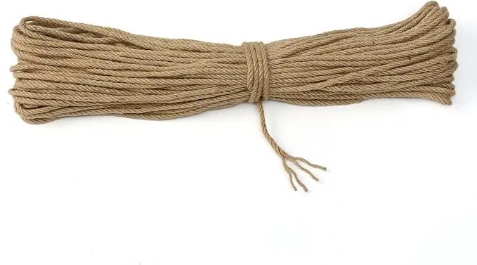 Jute Twine String,164 Feet 1/4 Inch Natural Jute Rope,4ply Thin Ribbon Hemp Twine for Gift Wrapping Craft Plant Garden Christmas Handmade Arts Decoration Packing String Home Decor by GreenHaven Gardens