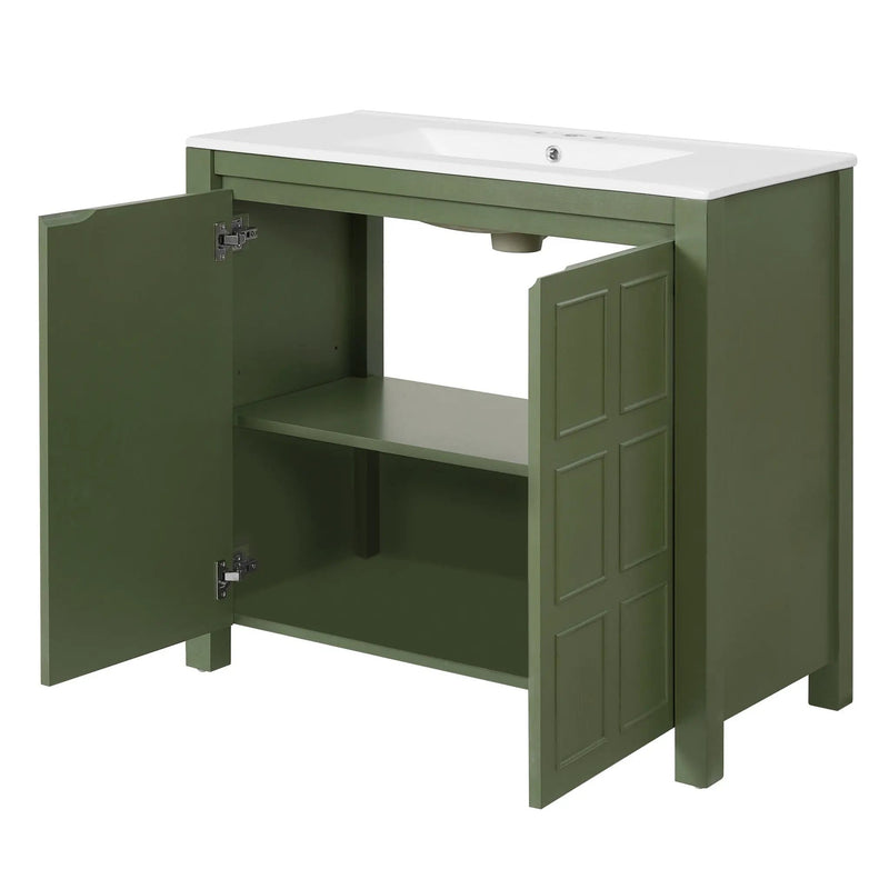 Bathroom Vanity Organizer With Sink, Combo Cabinet Set, Bathroom Storage Cabinet