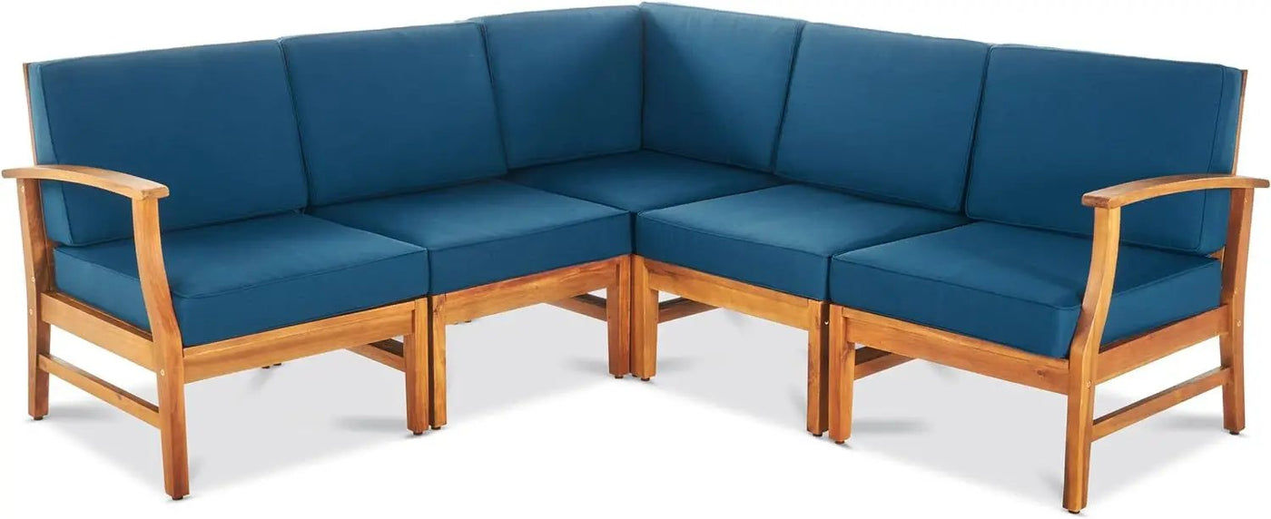 Perla - 5 Pieces Sofa Set by HouseOfZazla