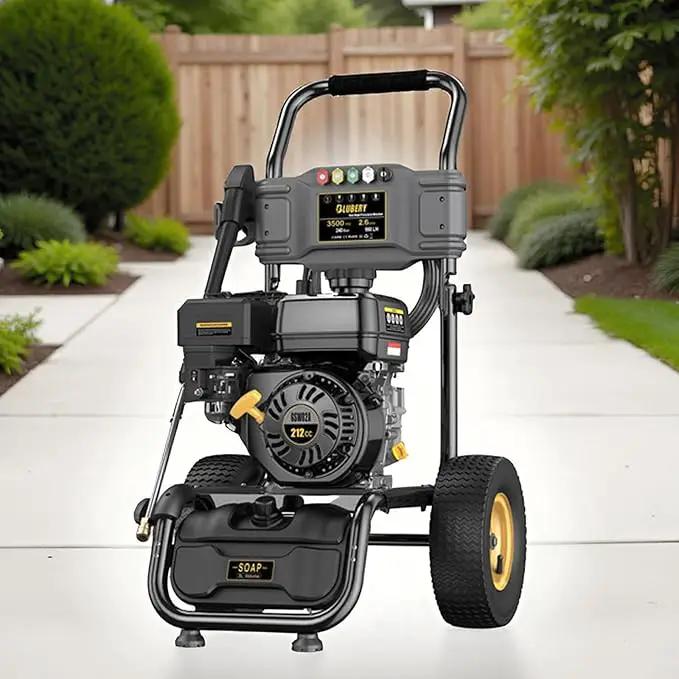 Heavy-Duty Gas Pressure Washer, 3500Psi at 2.6Gpm Power Washer,Portable, 30feet Pressure Hose,Industrial Style,Axial Cam Pump, for Siding, Driveway, House, Car, RV, Paint Preparation etc by GreenHaven Gardens