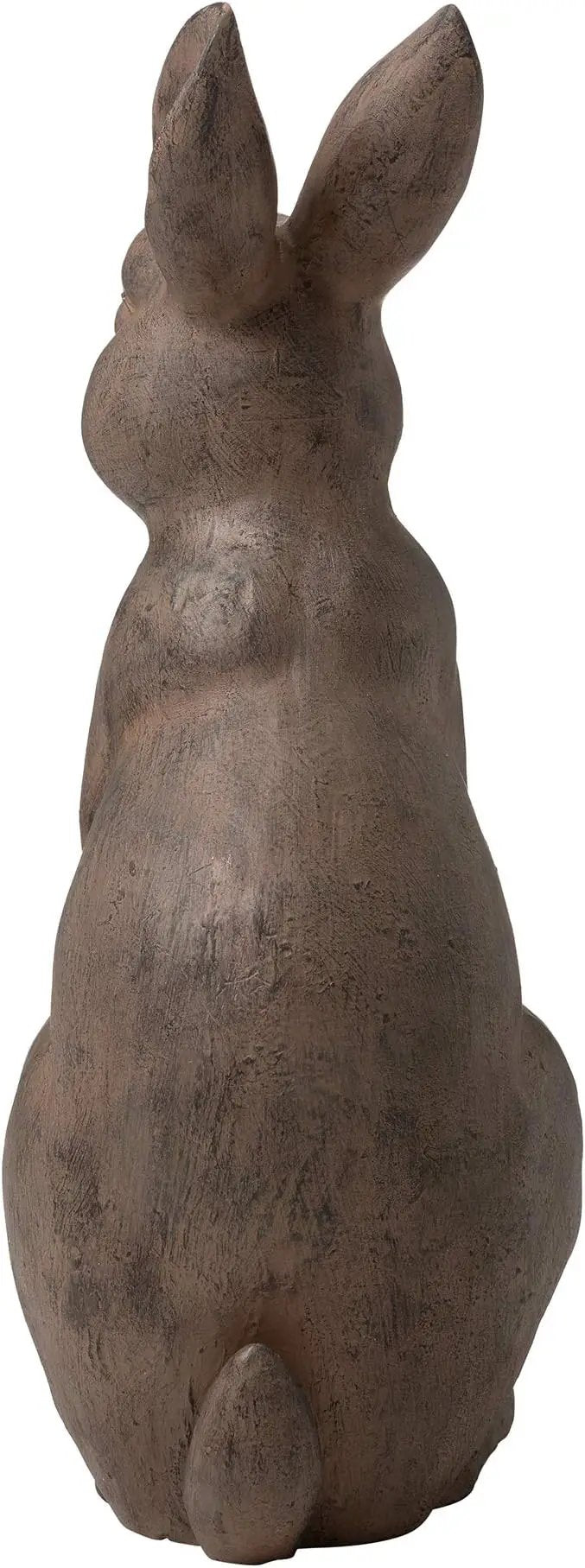 Glitzhome Rabbit Garden Statue Outdoor Standing Bunny Sculpture Lawn Decor, 22.75 Inch, Bronze by GreenHaven Gardens