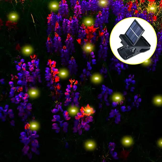 ANGMLN Solar Firefly Lights, 30 LED Solar Fireflies Lightning Bugs Fairy String Lights Outdoor Decor 19.6FT Solar Powered String Lights Waterproof for Garden Patio Home Wedding Party Spring Christmas by GreenHaven Gardens