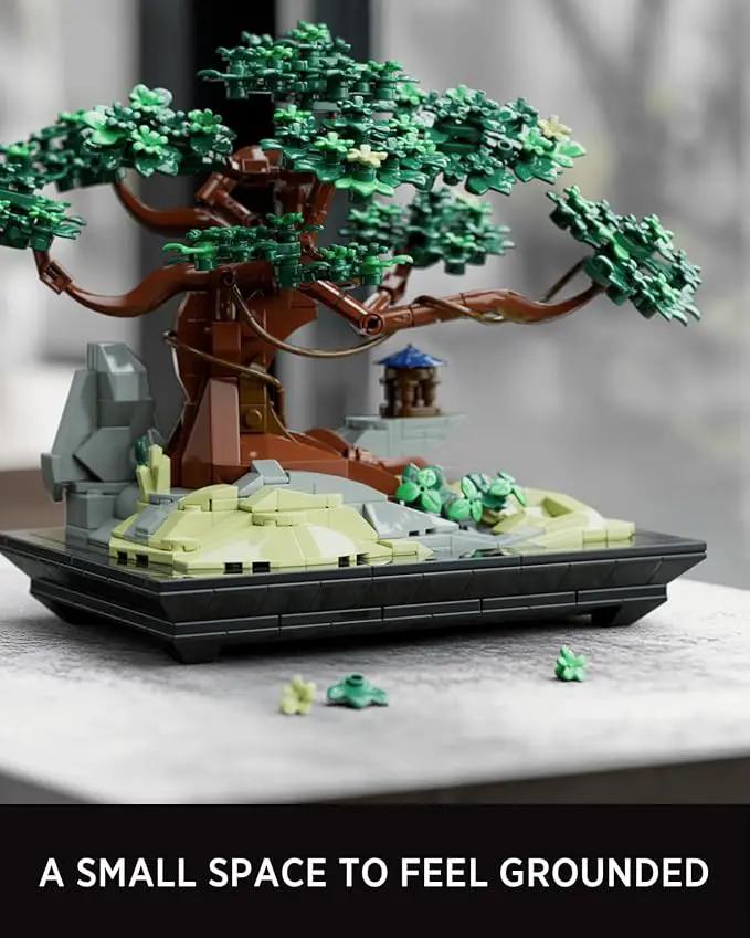 Nifeliz CHAN Bonsai Tree Building Set, Artificial Plant Model Toy for Desk or Home Decor, Peaceful Gift Idea for Adults and Nature Lovers (733 PCS, NF10322) by GreenHaven Gardens