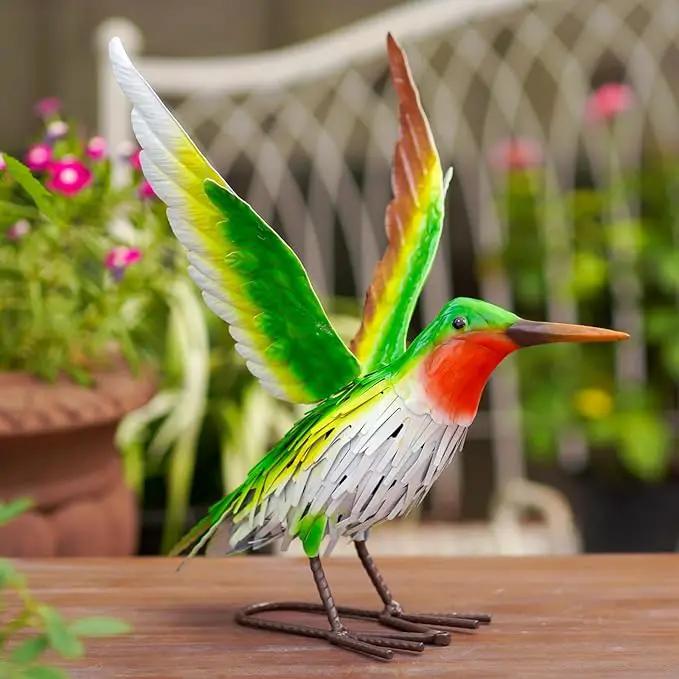 Nacome Metal Hummingbird Statues for Garden Decor: Outdoor Sculptures Clearance Lawn Ornaments for Patio Balcony Front Backyard - Unique Gifts for Grandma Mom by GreenHaven Gardens