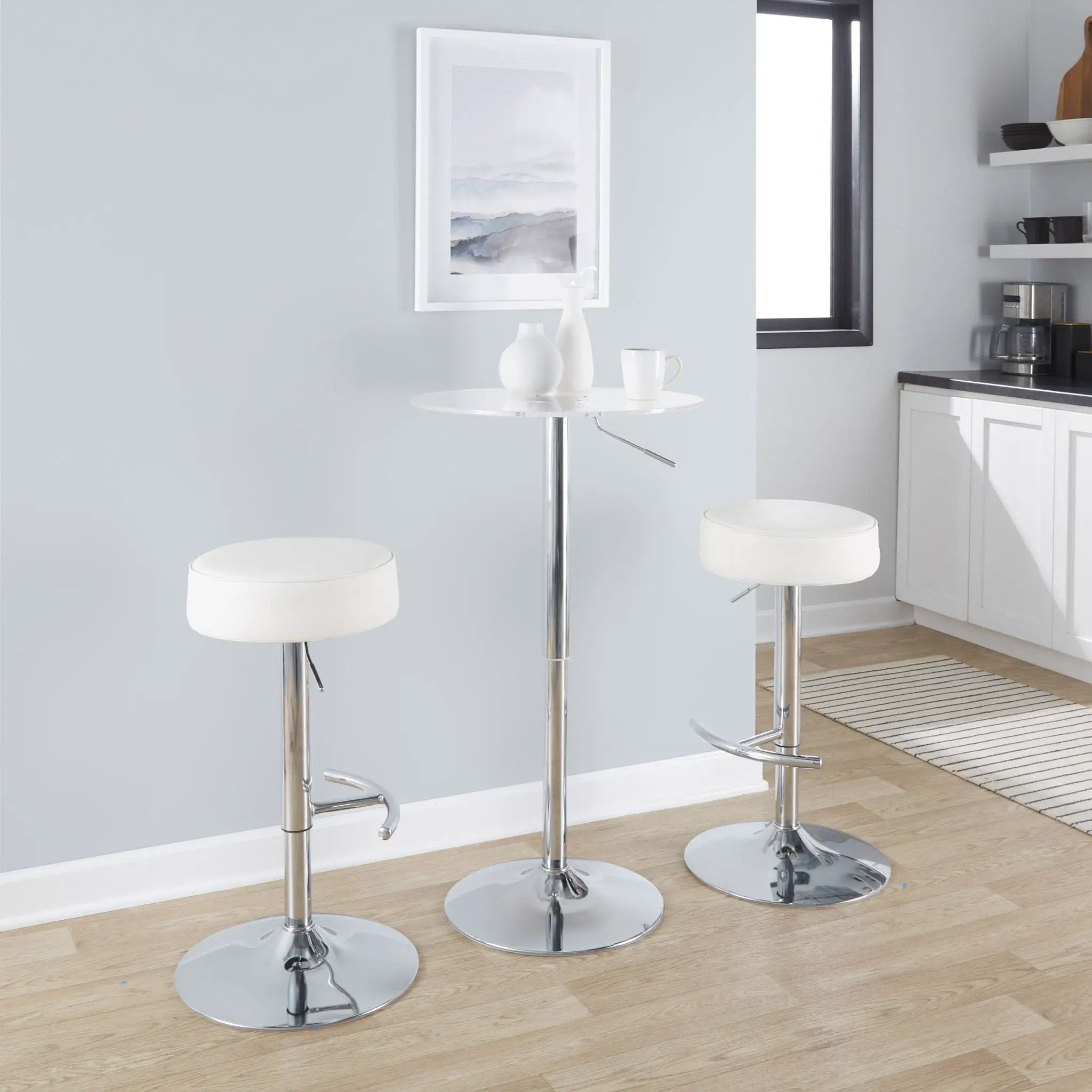 Adjustable Contemporary Bar Table by Unique Piece Furniture