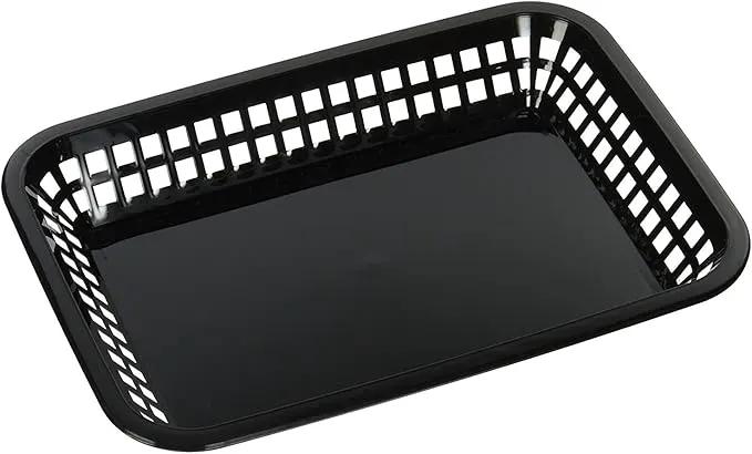 TableCraft Products C1077BK Grande Basket, Black (Pack of 12) by GreenHaven Gardens