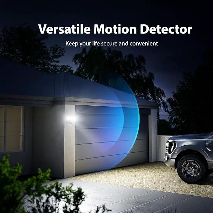 Onforu 65W LED Security Lights Motion Sensor Light Outdoor, 6500LM, 6500K, IP65 Waterproof, Flood Light Outdoor Motion Detector with Adjustable 3 Head, Hardwired Wall Light for Entryway, Yard, Garage by GreenHaven Gardens