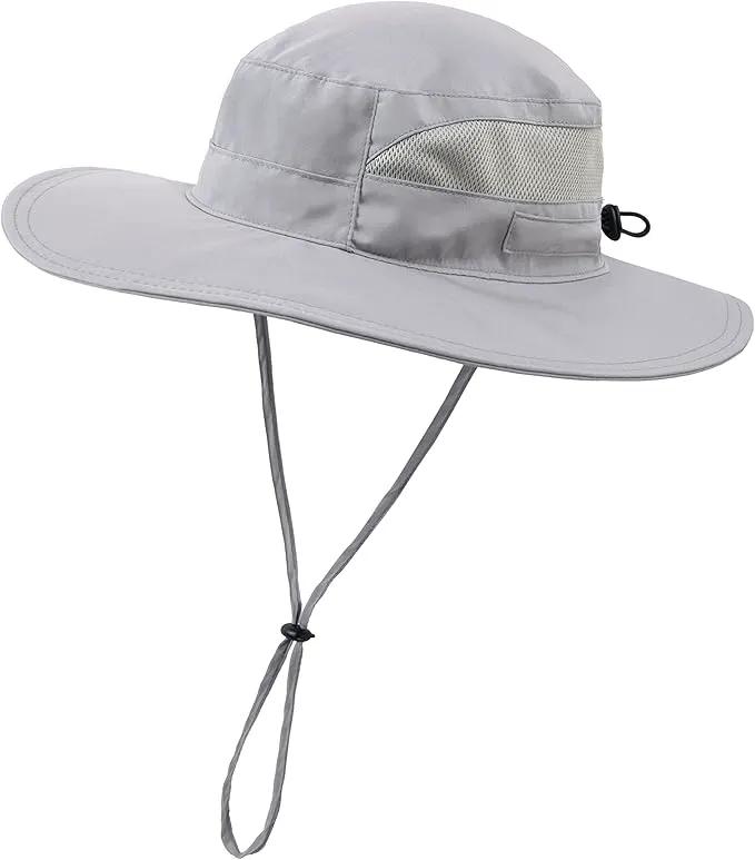 Connectyle Women's UPF 50+ Sun Hat UV Protection Wide Brim Bucket Hat Summer Beach Hats Fishing Hiking Outdoor Safari Hats by GreenHaven Gardens