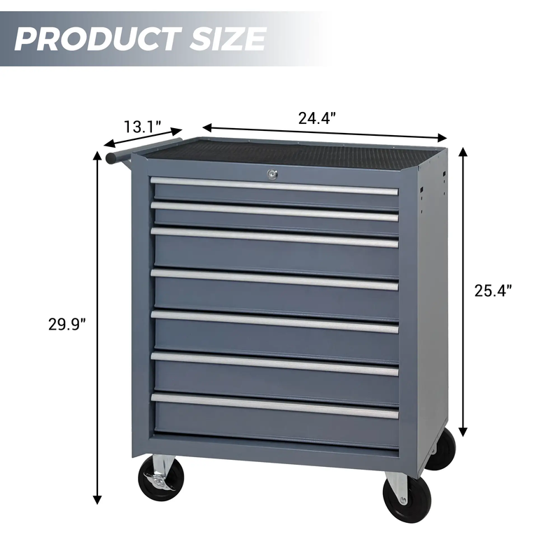 Multifunctional Rolling Tool Chest with 7 Drawers by HouseOfZazla