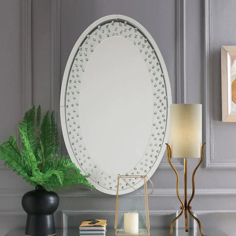 Nysa - Accent Decor - Mirrored & Faux Crystals by Unique Piece Furniture