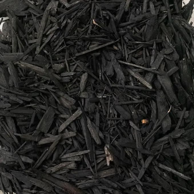 Black Mulch - Improve Soil Fertility and Insulate Plant Roots - 10 QUARTS by GreenHaven Gardens