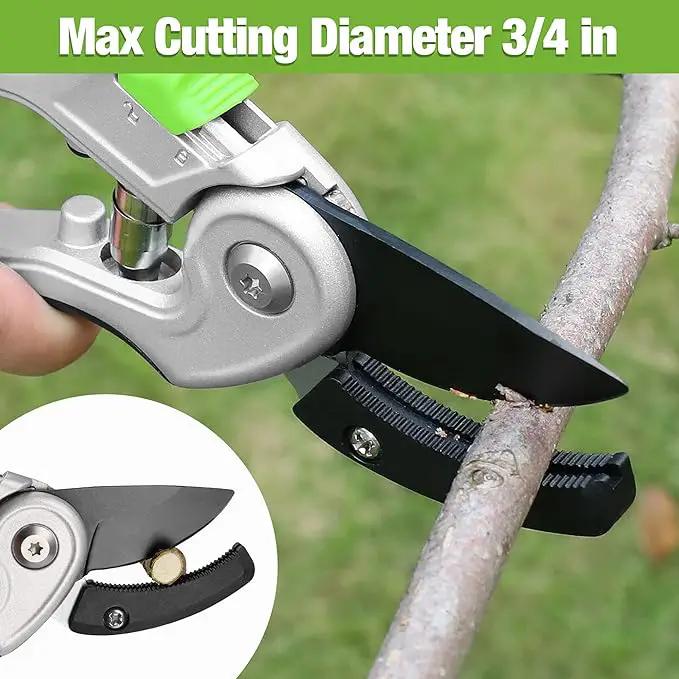 WORKPRO Garden Anvil Pruning Shears, 8" Pruning Scissors Heavy Duty with Ergonomically Design Handle, Labor-Saving Garden Clippers Hand Tools for Thick Dry branches and Dead Plants by GreenHaven Gardens