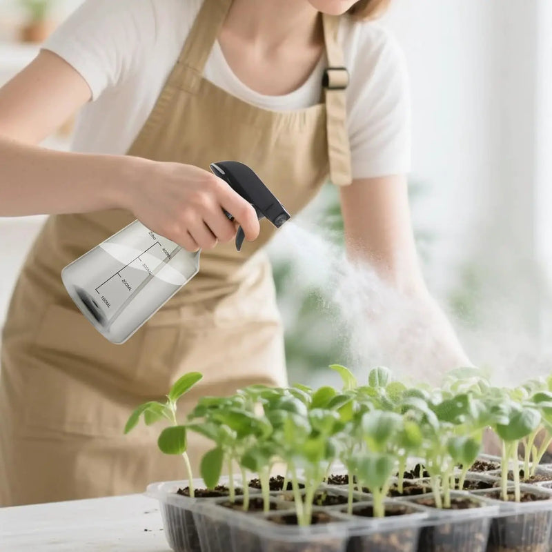 driew Plant Mister Spray Bottle, 2 Pack 13.6oz 400ML Plant Mister Water Spray Bottle with Scale for Plants Misting Bottle Water Fine Mist,Grey by GreenHaven Gardens