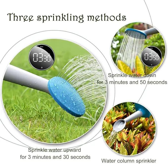XXXFLOWER 1.5 Gallon Blue Watering Can Outdoor Garden Flower Plant, Lightweight 6 L Water Cans with Detachable Nozzle Watering Pot for Office House Garden by GreenHaven Gardens