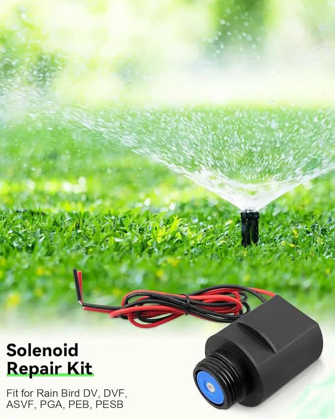 Potted Latching DC Solenoid Assembly, Irrigation Sprinkler System DC Solenoid, Sprinkler Controller Solenoid Fit for Rain Bird DV DVF ASVF PGA PEB PESB GB EFB-CP BPE BPES Series valves, K80920 by GreenHaven Gardens