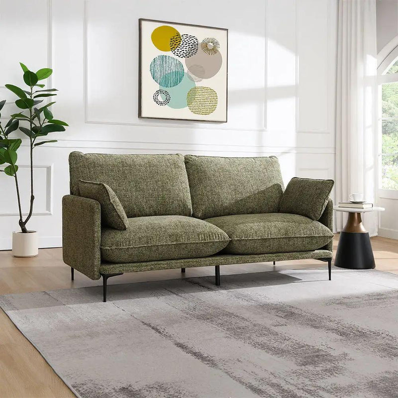Dalton - Sofa With 2 Pillows - Green by Unique Piece Furniture