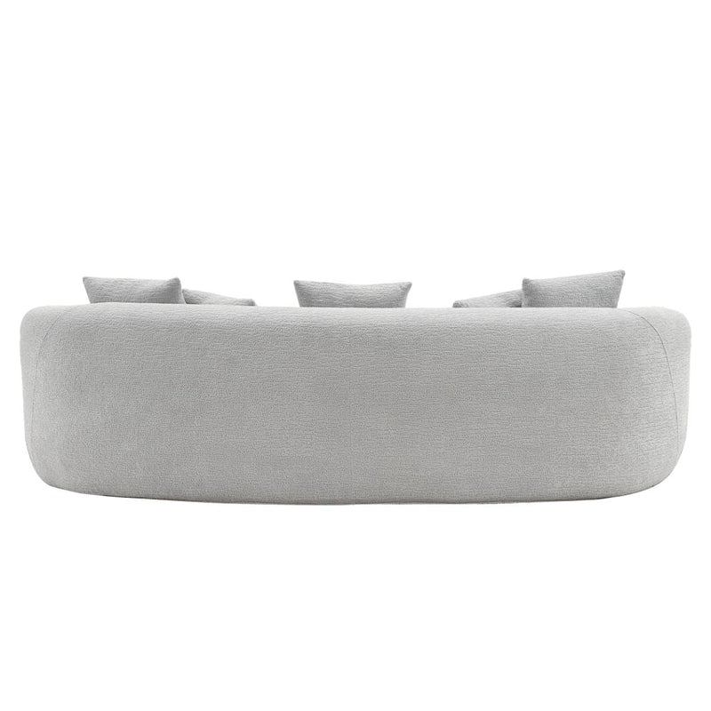 Barasa - Oversize Sofa With 5 Pillows - Gray by Unique Piece Furniture