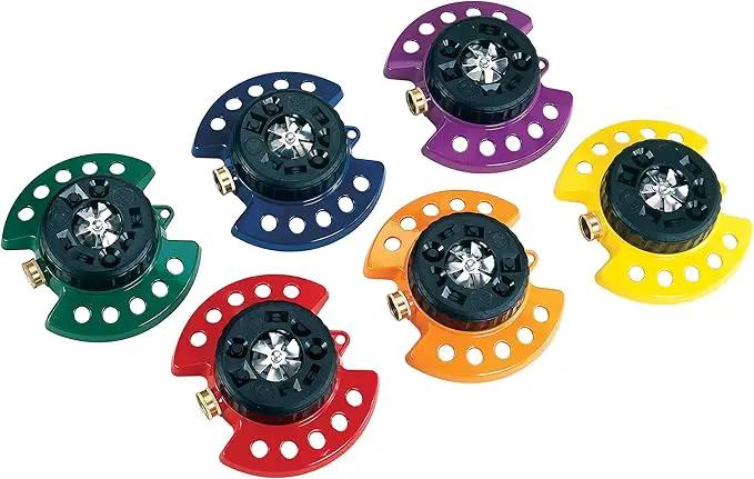 Dramm Available 15022 ColorStorm 9-Pattern Premium Turret Sprinkler with Heavy-D, Orange by GreenHaven Gardens