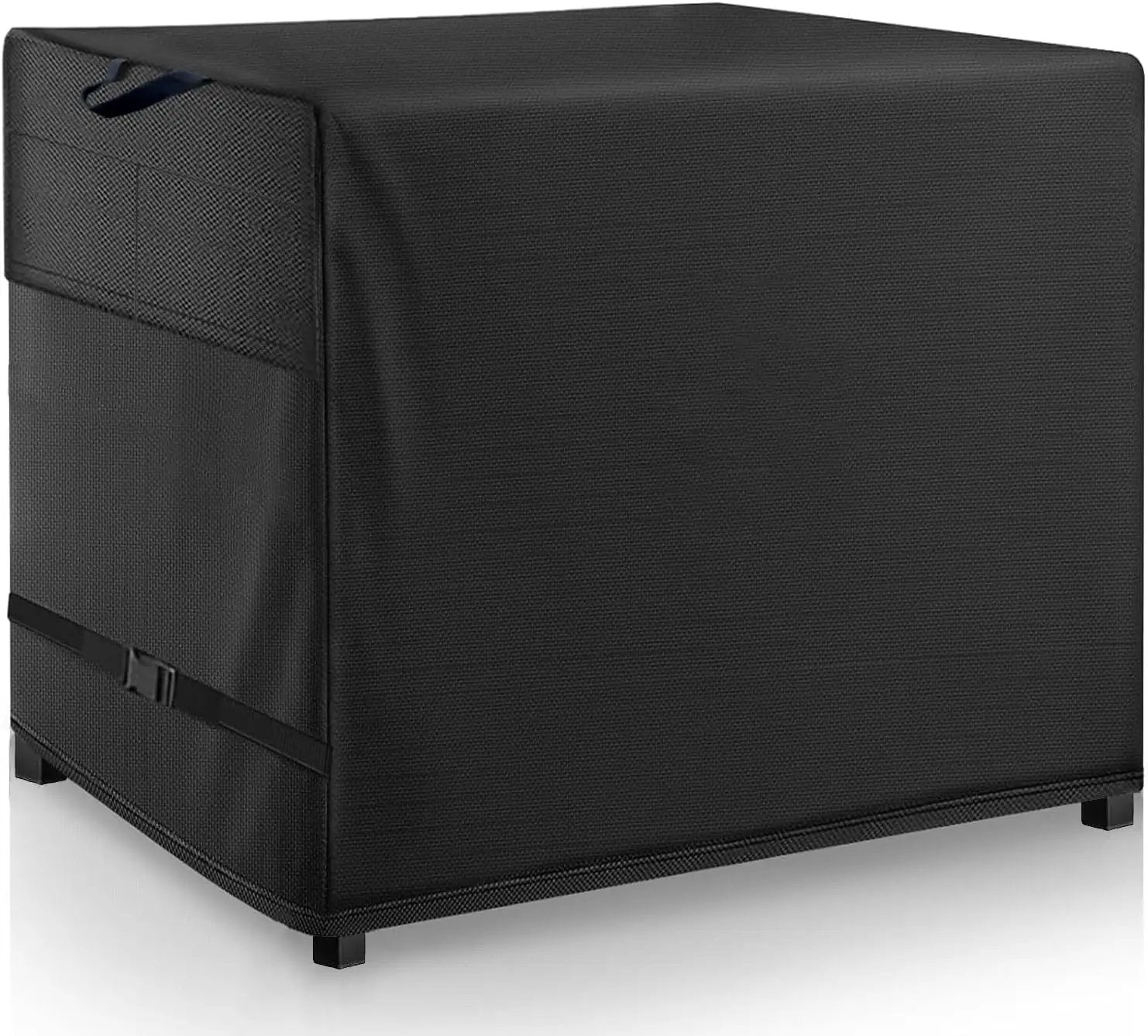 Outdoor Patio Dining Set - Wicker Bar Height Table and Chair Cover - Black, Waterproof - Suitable for 76 * 34 * 42" Patio by GreenHaven Gardens